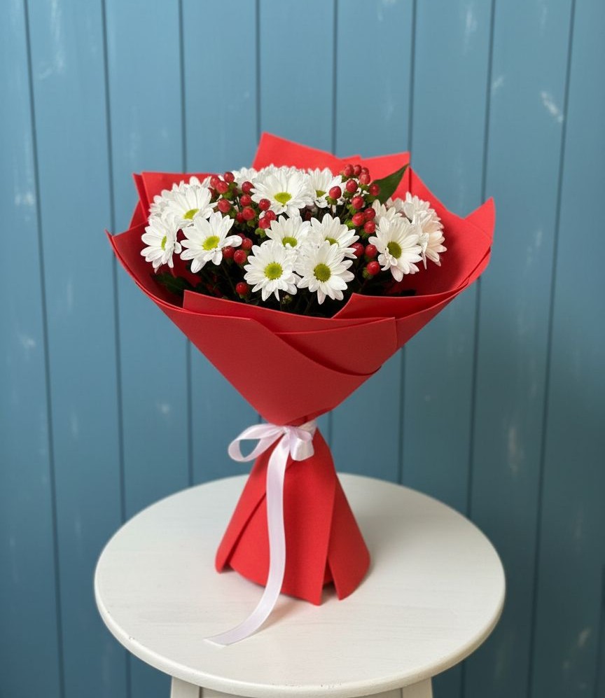 Букет цветов из: Хризантемы в Лермонтове