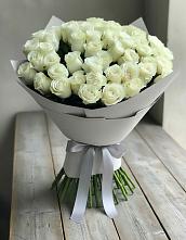 Букет 35 Белых роз в Лермонтове