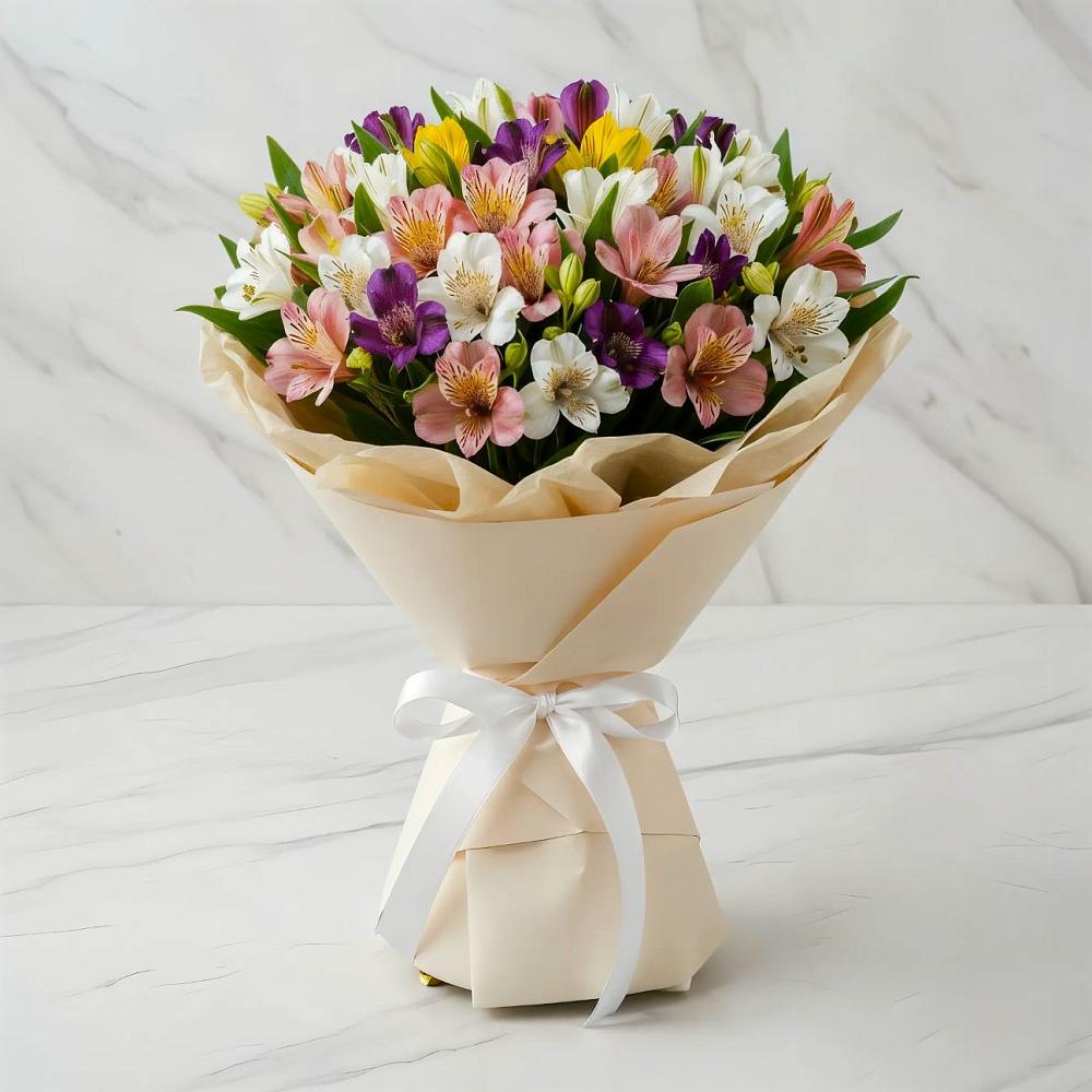 Букет цветов из: Альстромерии в Лермонтове