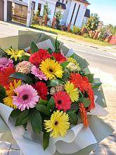 Букет цветов из:  Герберы #REPLACE_PRED# Лермонтове