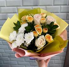 Букет цветов из:  Розы и Хризантемы #REPLACE_PRED# Лермонтове
