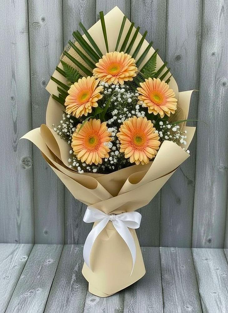 Букет цветов из: Герберы в Лермонтове