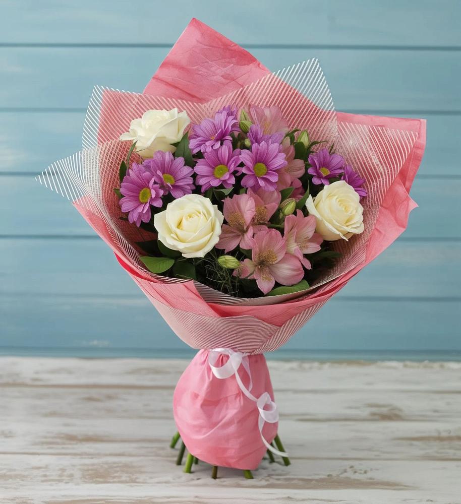 Букет цветов из: Герберы в Лермонтове